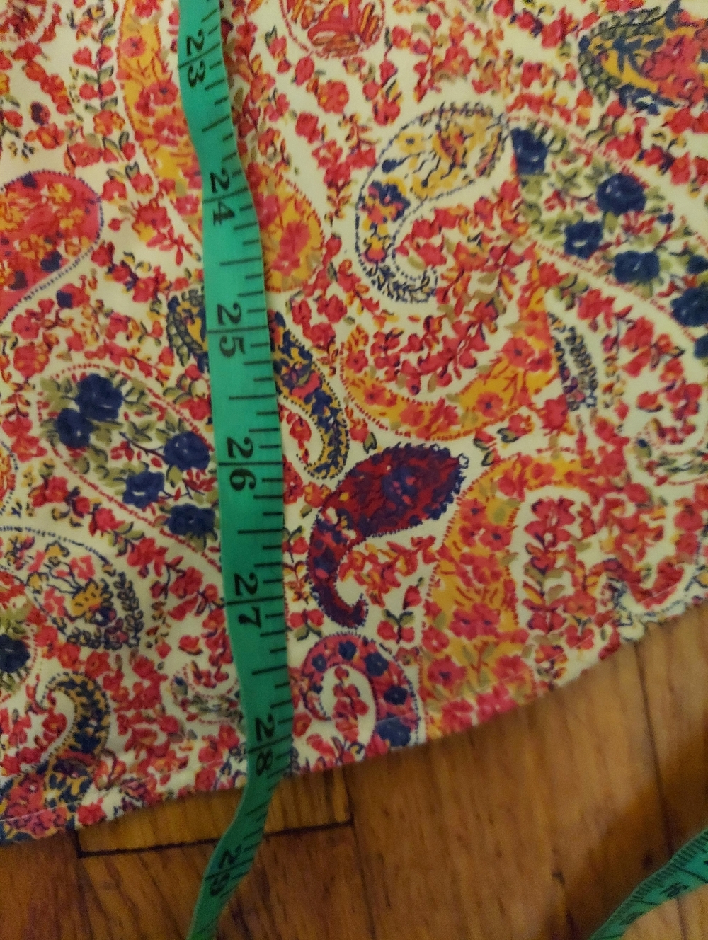 Orvis Paisley 100% Cotton Wrinkle Free Button Down Shirt 16 Garden Party Preppy - Picture 8 of 11